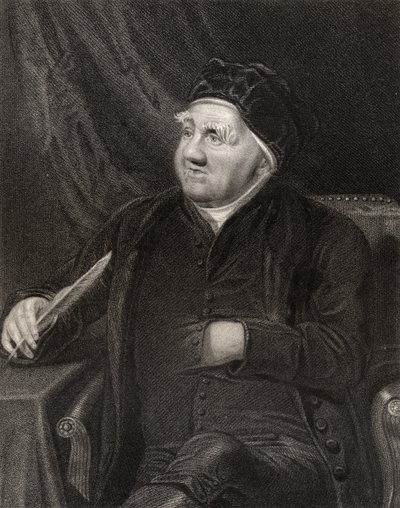 Samuel Parr, graviert von John Cochran (fl.1821-65), aus 